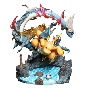 BKM宠物精灵动漫周边桌搭摆件快龙全家桶手办雕像二次元模型礼物