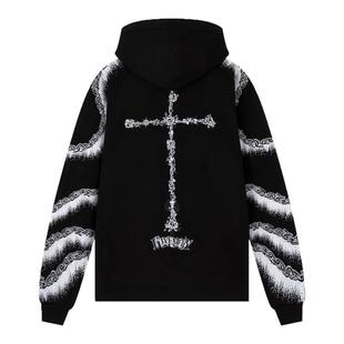 GIVENCHY纪梵希 秋冬新品男士印花套头长袖休闲连帽卫衣 301604