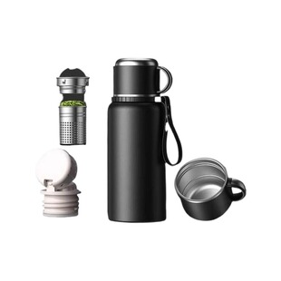 德国保温杯男款茶水分离车载316不锈钢大容量泡茶杯子长效便携