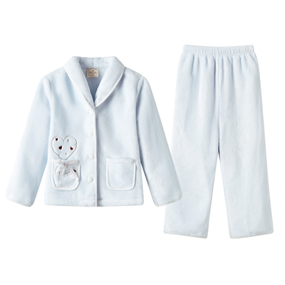 350g高克重女童冬季保暖家居服