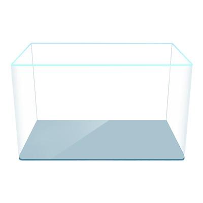 加厚热弯透明长方形玻璃办公桌