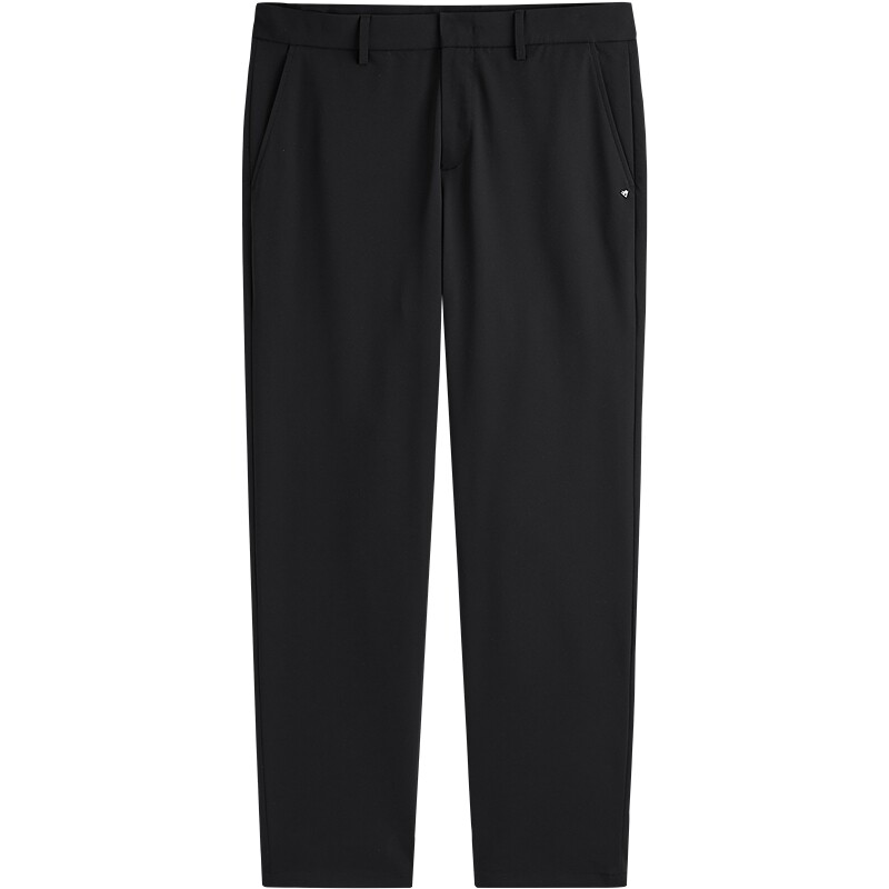 【凉感四面弹】太平鸟男装休闲裤夏款黑色商务直筒抗皱西裤潮