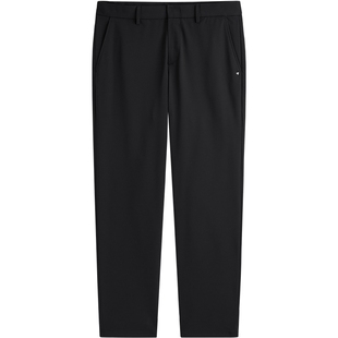 【凉感四面弹】太平鸟男装休闲裤夏款黑色商务直筒抗皱西裤潮