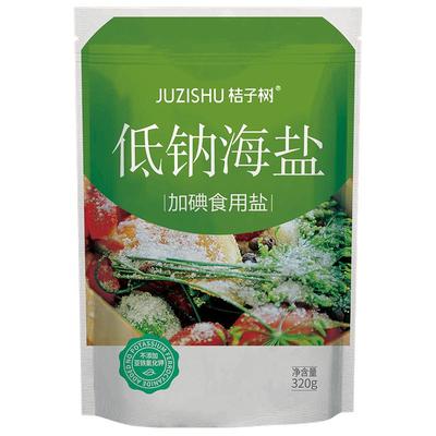 桔子树海盐加碘320g*6袋精制