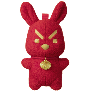 问童子 奋斗挂偶 兔/鸿运 毛绒玩具包包小挂件钥匙扣礼物
