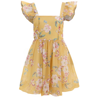 sincethen法式无袖吊带裙小短裙碎花裙子度假连衣裙女夏季新款