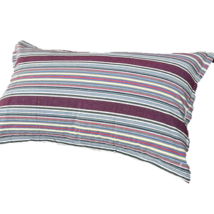 【一对装】纯棉老粗布枕套成人吸汗透气枕头套单人双人学生枕芯套