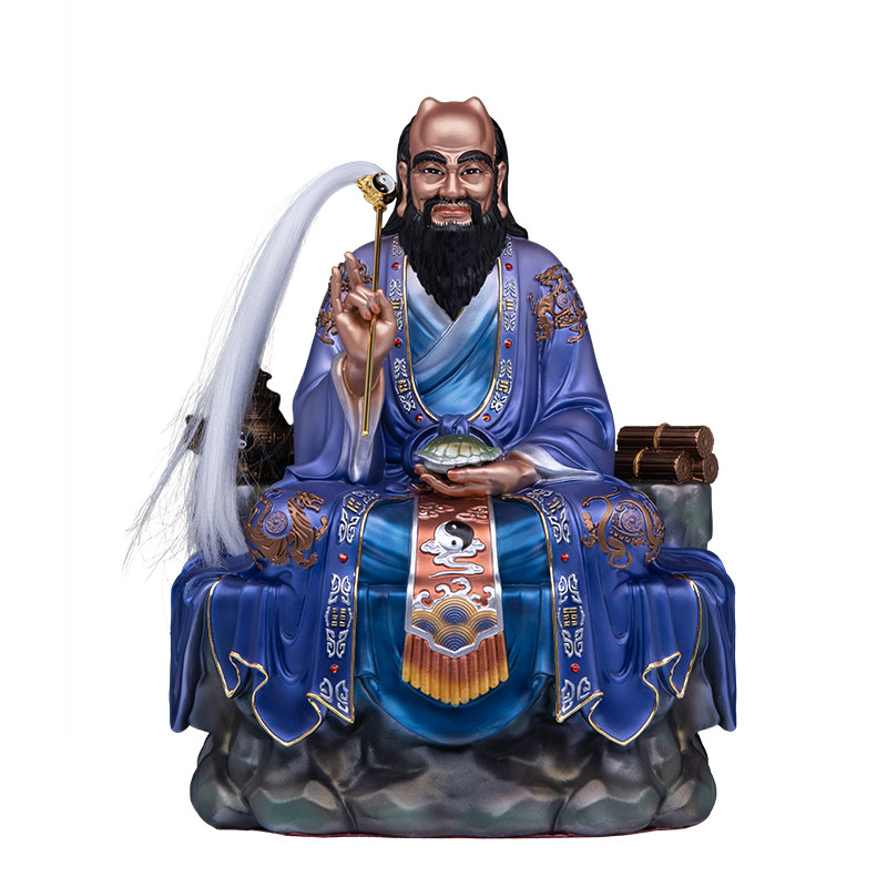 鬼谷子神像树脂仿铜供奉摆件