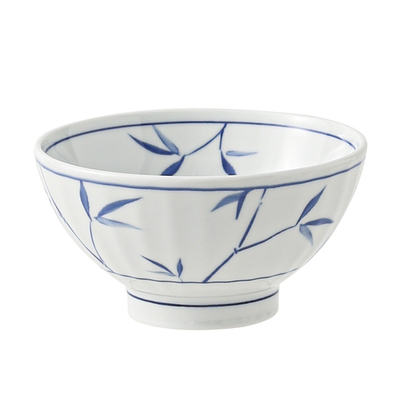 高温釉下彩蓝瓷7.25英寸螺纹盘