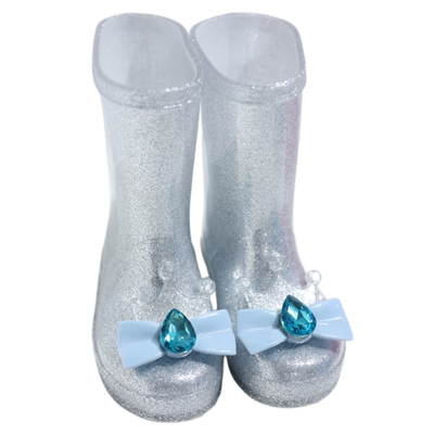 中筒公主女童蝴蝶结水钻皇冠