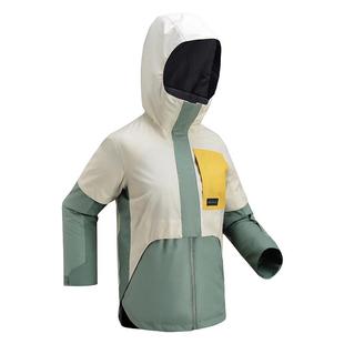 迪卡侬亲子滑雪服男女童成人秋冬外套棉服亲子滑雪运动夹克KIDO