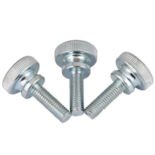 镀锌手拧台阶螺钉M3M4M5M6M8M10高头滚花螺丝钉双层大头调节螺栓