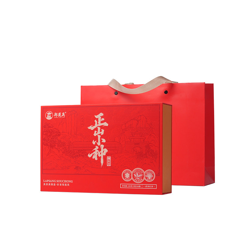 郑莲英武夷山红茶桐木关正山小种养胃红茶独立小包装茶叶礼盒装