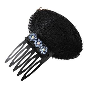 高颅顶蓬松神器头顶隐形头饰女刘海夹子垫发根插梳前额水钻发夹子