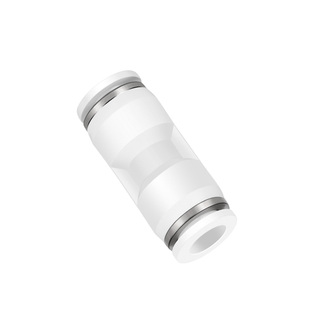 直通快插接头PU白色精品PG减径大小气管快接12-10气动配件快速8-6