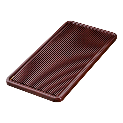 雨墨轩电木款整块实木排水式茶盘