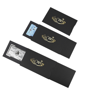 会员卡包装盒vip卡套贵宾卡礼品卡大闸蟹储值卡盒卡套烫金定制