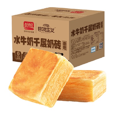 盼盼水牛乳千层吐司面包糕点