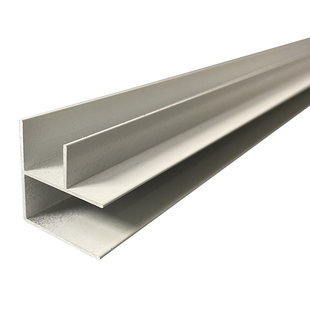 砖夹橱柜后背墙固定阴阳角单F槽 铝合金型材瓷砖灶台背板固定卡槽