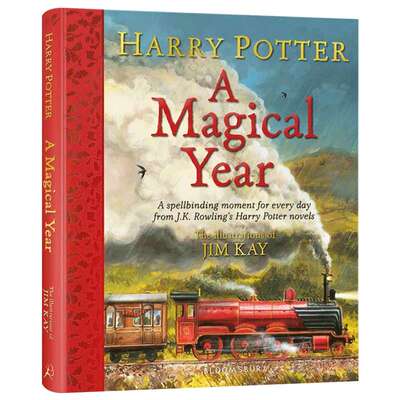 英文原版 Harry Potter – A Magical Year 哈利波特  魔法一年 精装彩绘版 Jim Kay插画 英文版 进口英语原版书籍