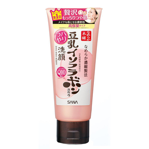 日本本土版sana豆乳辅酶Q10美肌保湿洗面奶洁面乳膏 孕妇可用150g