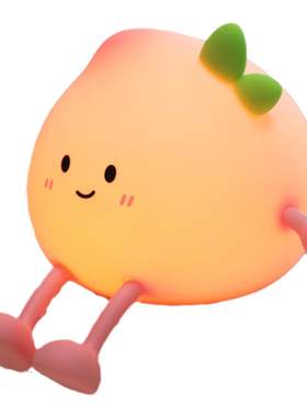 可爱生日礼物定时拍拍柔光小夜灯
