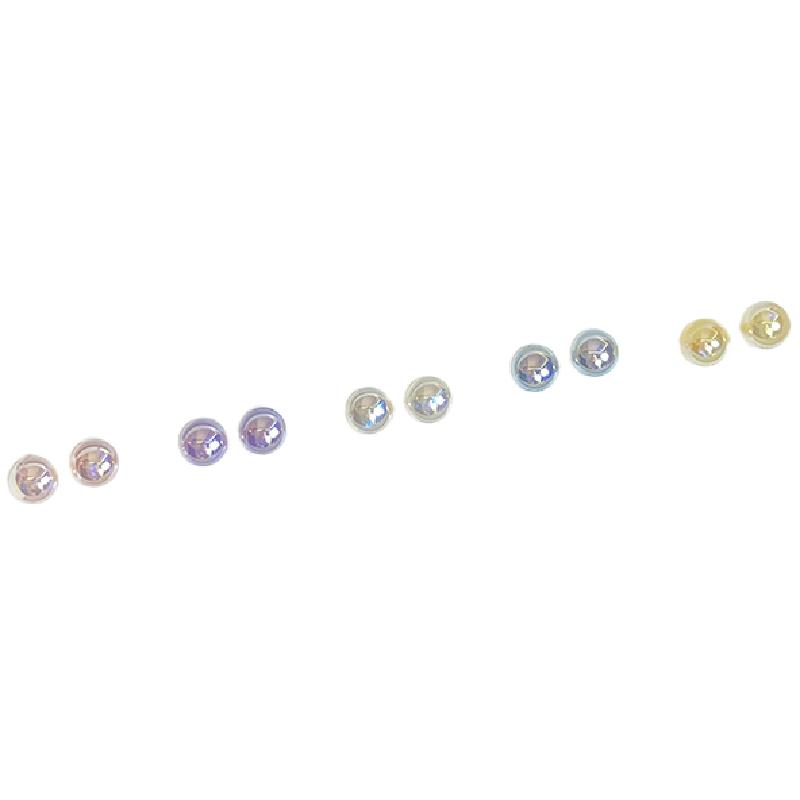 星期五件套珍珠耳钉女设计感小众气质独特耳环通勤耳饰925纯银针