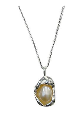 豌豆珍珠项链s925纯银小红书同款