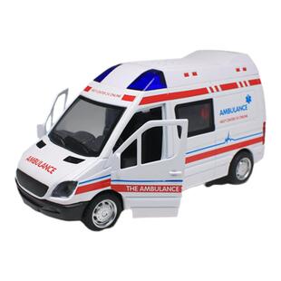 120儿童救护车玩具合金男女孩小汽车医生护士超大号仿真急救担架