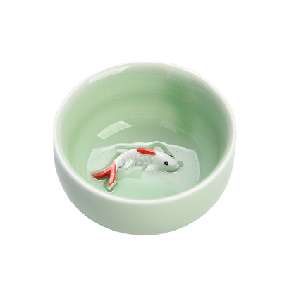 功夫茶具陶瓷冰裂釉品茗杯办公室