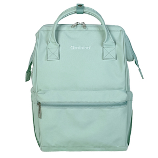 Qminica大容量初高中双肩包15.6寸电脑包女大学生书包旅行背包