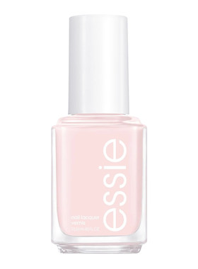 essie指甲油半透细闪珠光浅粉色