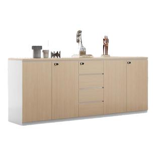 办公室文件柜矮柜资料柜木质隔断储物打印机置物收纳柜花槽柜定制