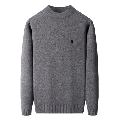 起球包退！恒源祥羊绒衫男士加绒