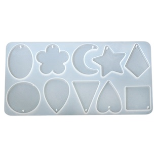 水晶滴胶吊坠挂牌干花AB胶UV胶镜面硅胶模具手工自制diy材料工具