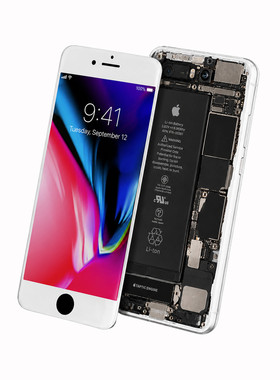 免费安装/品胜适用苹果8plus屏幕总成7plus更换6sp维修6plus内外屏iphone8plus官方6s正品6splus