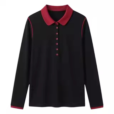 宽松纯棉长袖t恤女春秋