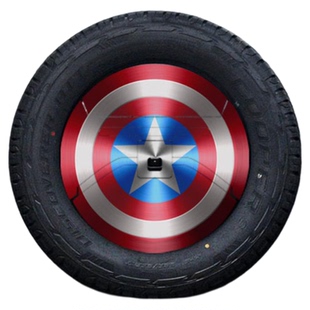 适用于长城汽车坦克300后备胎罩贴纸改装装饰贴纸漫威DC英雄贴纸