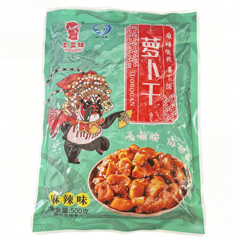 【小吃店首选】四川麻辣萝卜干香辣爽脆开胃菜饭扫光大袋装萝卜丁