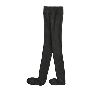 米图发热羊毛直角跟不勒脚加厚加绒打底连裤袜冬黑灰色300/400克