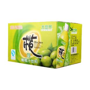 福建特产福州大世界橄榄汁饮料300ml瓶装青梅汁果汁饮料整箱家用