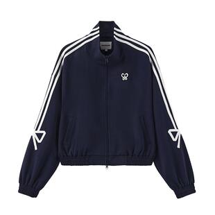 FORDARE/福蝶25春夏女士蝴蝶结贴条运动外套&贴条长裤