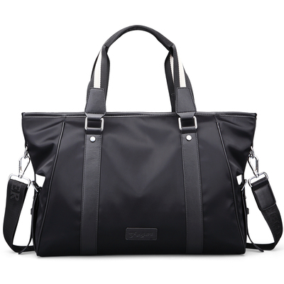 单肩商务男包斐格休闲牛津布