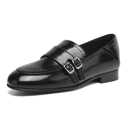 达芙妮黑色乐福鞋女软底英伦单鞋