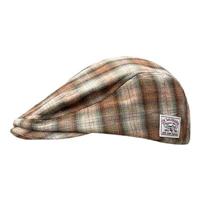 日系复古风格纹画家帽百搭贝雷帽