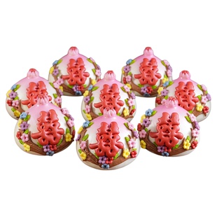 胶东花饽饽结婚用喜馒头山东订亲出嫁压箱面鱼花糕点花馍馍喜饽饽