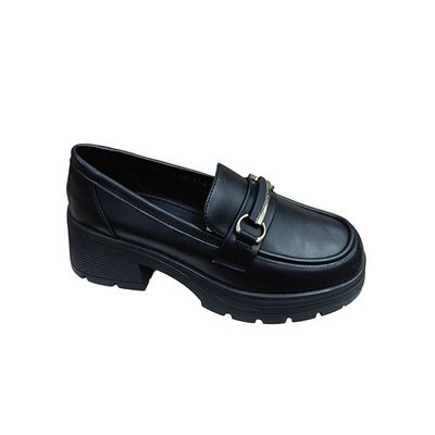 厚底乐福鞋英伦风小皮鞋单鞋潮女