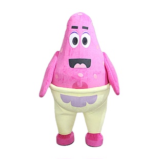 现货海绵宝宝卡通服装派大星公仔人偶服饰人穿行走cos吉祥物玩偶