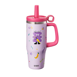 巨无霸吸管保温杯冰霸杯大容量水杯女生可外带便携水壶高颜值新款