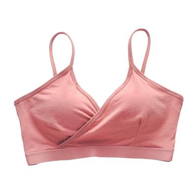 莱菲曼纯棉棉质一体式固定杯舒适